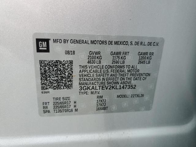 3GKALTEV2KL147352 GMC Terrain Sle