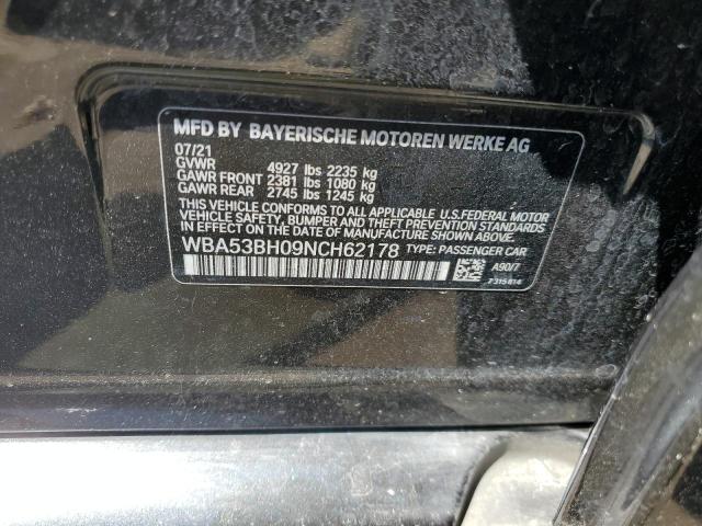 WBA53BH09NCH62178 BMW 530 I