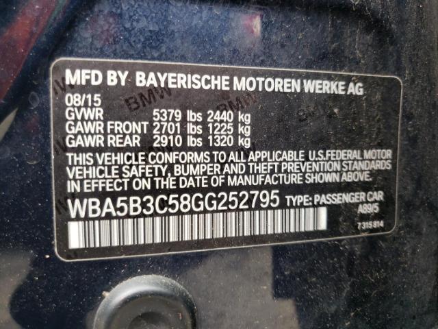 WBA5B3C58GG252795 BMW 535 XI