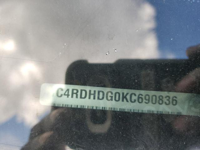 1C4RDHDG0KC690836 Dodge DURANGO GT