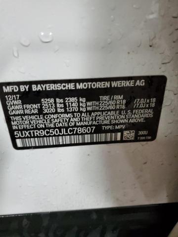 5UXTR9C50JLC78607 BMW X3 Xdrive30i