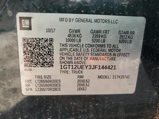 1GT12UEY3JF144421 GMC Sierra K2500 Denali