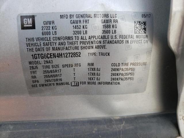1GTG6CEN4H1272852 GMC CANYON SLE