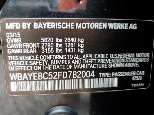 WBAYE8C52FD782004 BMW 750 LI