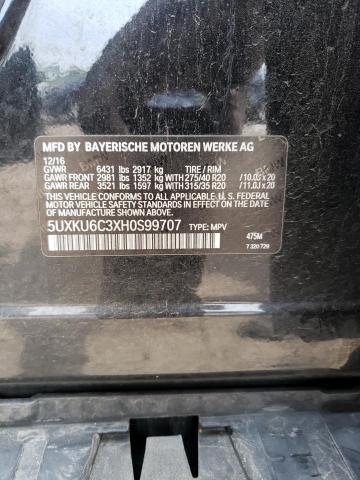 5UXKU6C3XH0S99707 BMW X6 Xdrive50i