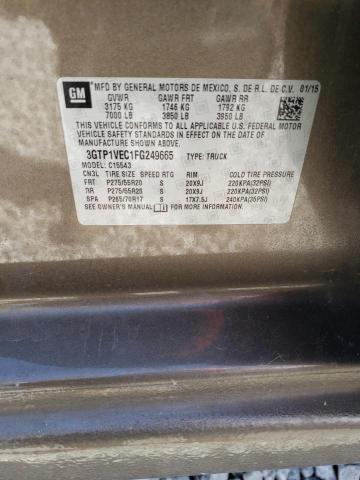 3GTP1VEC1FG249665 GMC Sierra C1500 Slt