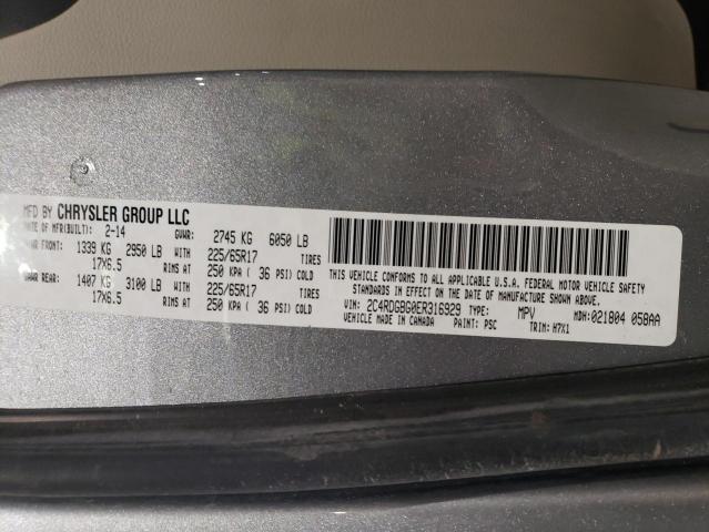 2C4RDGBG0ER316929 Dodge Grand Caravan Se