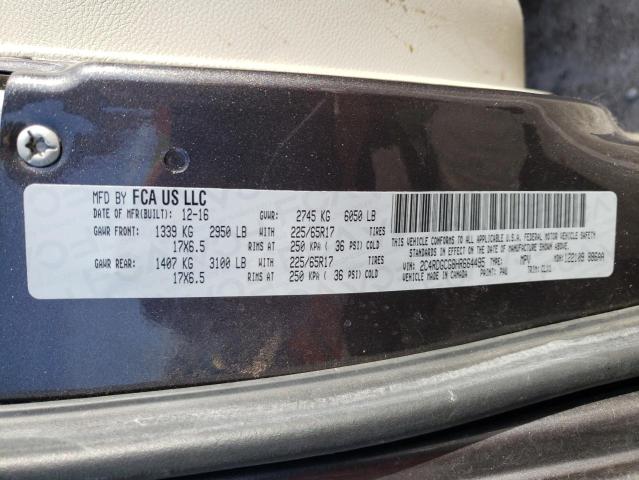2C4RDGCG8HR664495 Dodge Grand Caravan Sxt