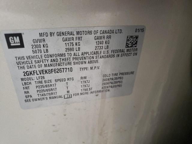 2GKFLVEK8F6267710 GMC Terrain Sle