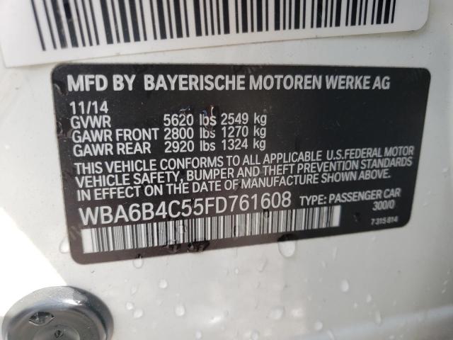 WBA6B4C55FD761608 BMW 650 Xi Gran Coupe