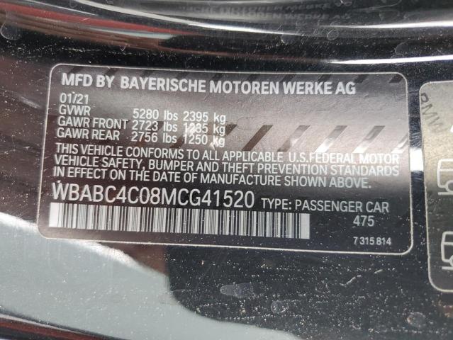 WBABC4C08MCG41520 BMW M850XI