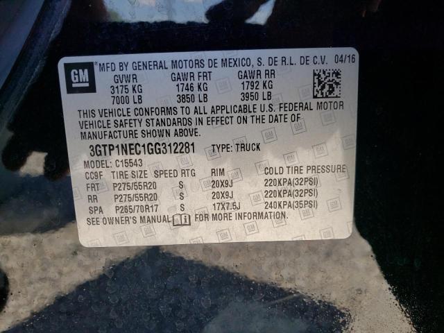 3GTP1NEC1GG312281 GMC Sierra C1500 Slt