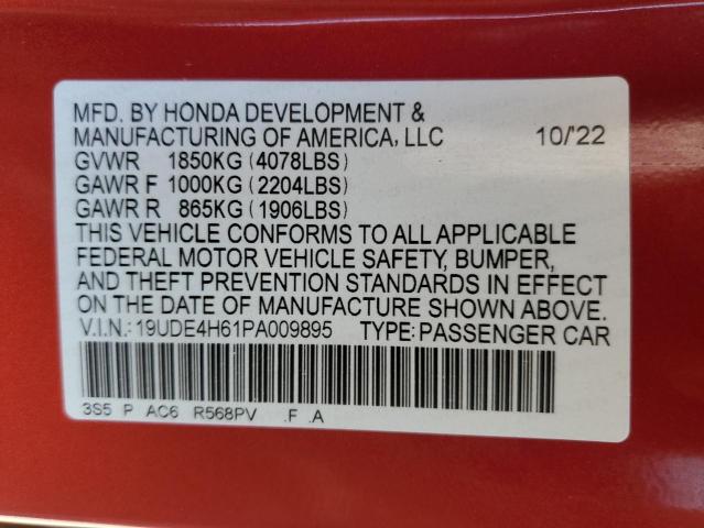 19UDE4H61PA009895 Acura Integra A-spec Tech