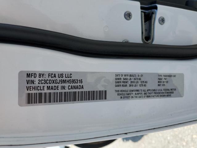 2C3CDXGJ9MH595316 Dodge Charger Scat Pack