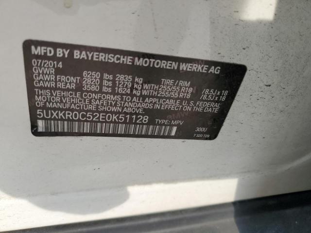5UXKR0C52E0K51128 BMW X5 Xdrive35i