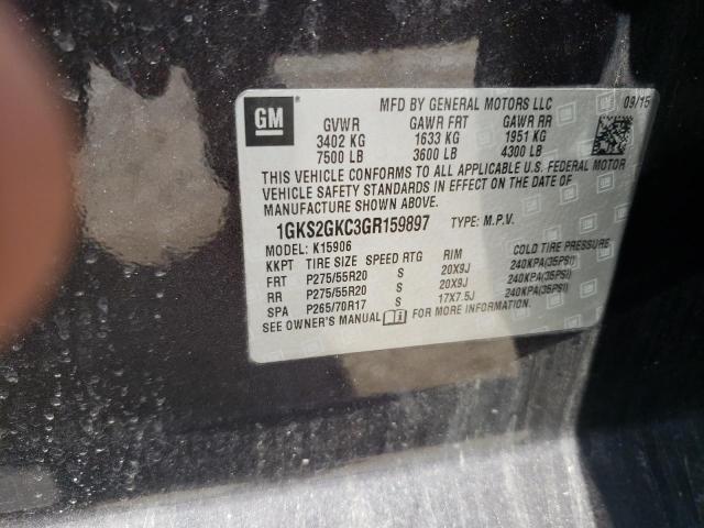 1GKS2GKC3GR159897 GMC Yukon Xl K1500 Slt