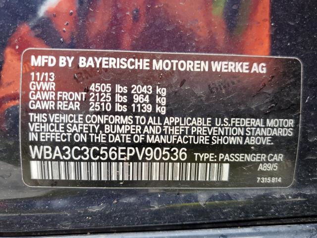 WBA3C3C56EPV90536 BMW 320 I Xdrive