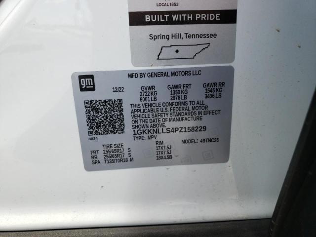 1GKKNLLS4PZ158229 GMC Acadia At4