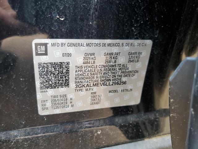 3GKALMEV6LL296256 GMC Terrain Sle
