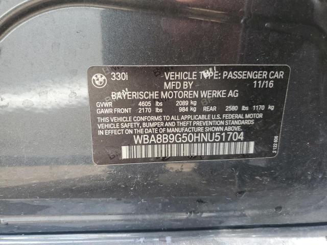 WBA8B9G50HNU51704 BMW 330 I