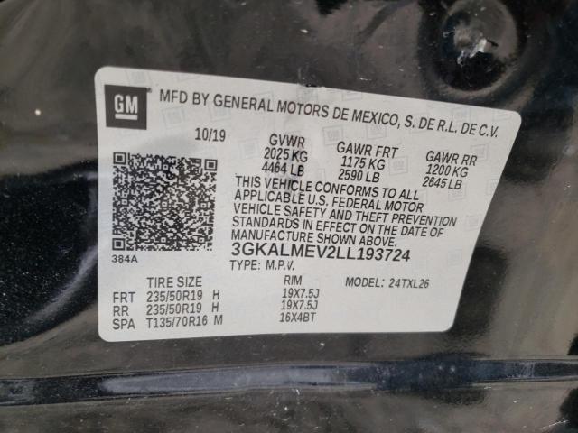 3GKALMEV2LL193724 GMC Terrain Sle