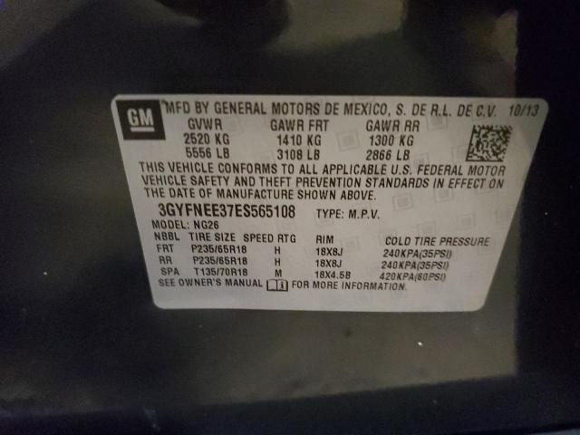 3GYFNEE37ES565108 Cadillac Srx Luxury Collection