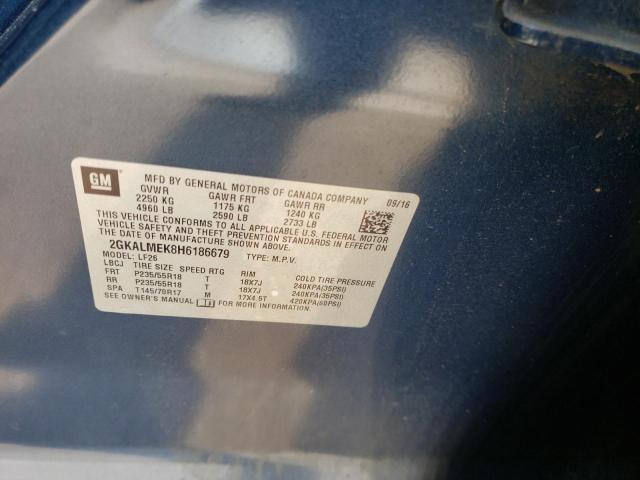 2GKALMEK8H6186679 GMC Terrain Sle