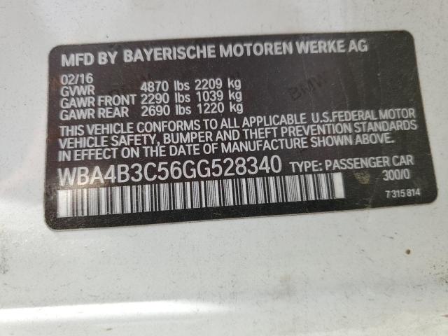 WBA4B3C56GG528340 BMW 435 Xi Gran Coupe
