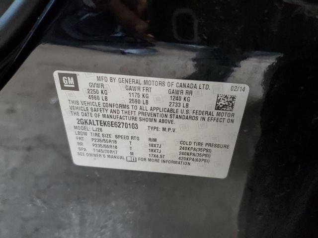 2GKALTEK6E6270103 GMC Terrain Slt