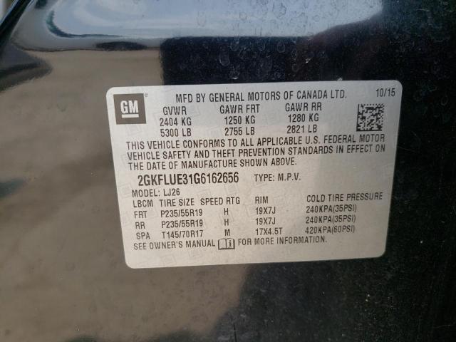 2GKFLUE31G6162656 GMC Terrain Slt