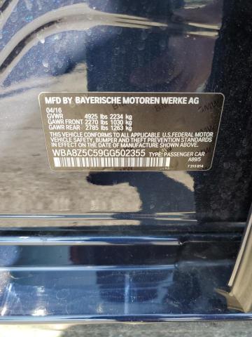 WBA8Z5C59GG502355 BMW 328 Xigt Sulev