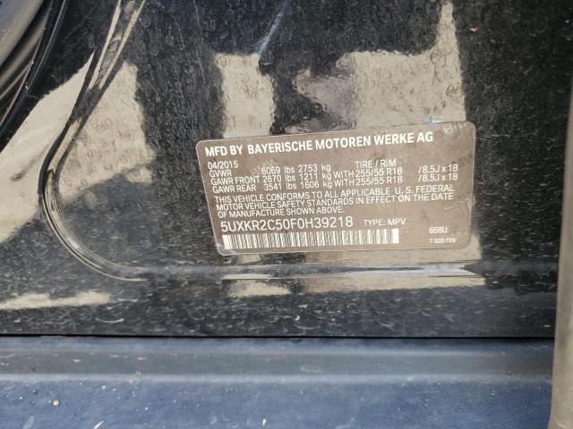 5UXKR2C50F0H39218 BMW X5 Sdrive35i