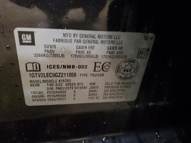 1GTV2LEC9GZ211059 GMC Sierra K1500