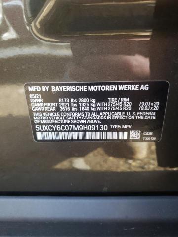 5UXCY6C07M9H09130 BMW X6 Xdrive40i