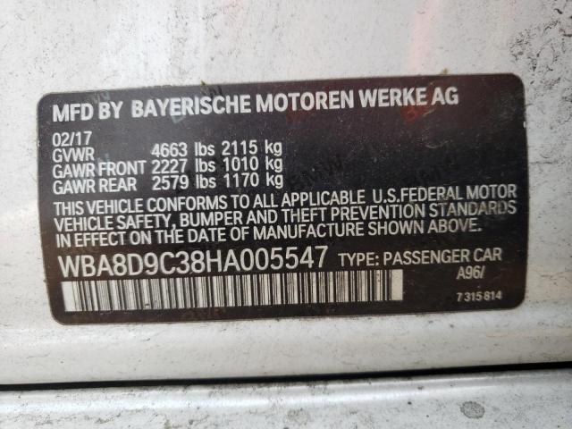 WBA8D9C38HA005547 BMW 330 XI