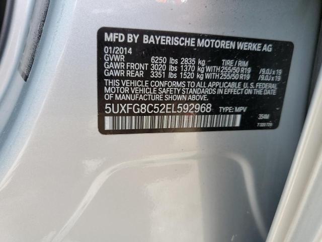 5UXFG8C52EL592968 BMW X6 Xdrive50i