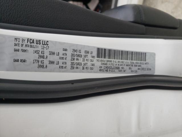 1C4RDHDG5JC239688 Dodge DURANGO GT