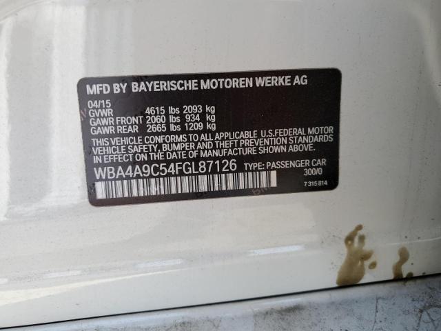 WBA4A9C54FGL87126 BMW 428 I Gran Coupe Sulev