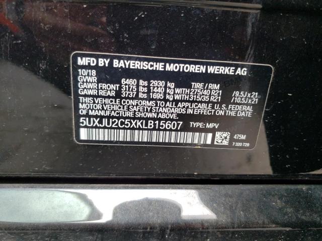 5UXJU2C5XKLB15607 BMW X5 Xdrive50i