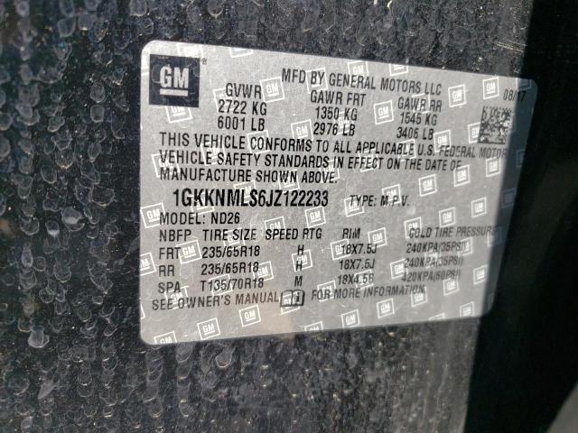 1GKKNMLS6JZ122233 GMC Acadia Slt-1