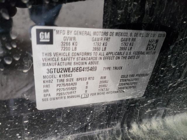 3GTU2WEJ6EG415469 GMC Sierra K1500 Denali