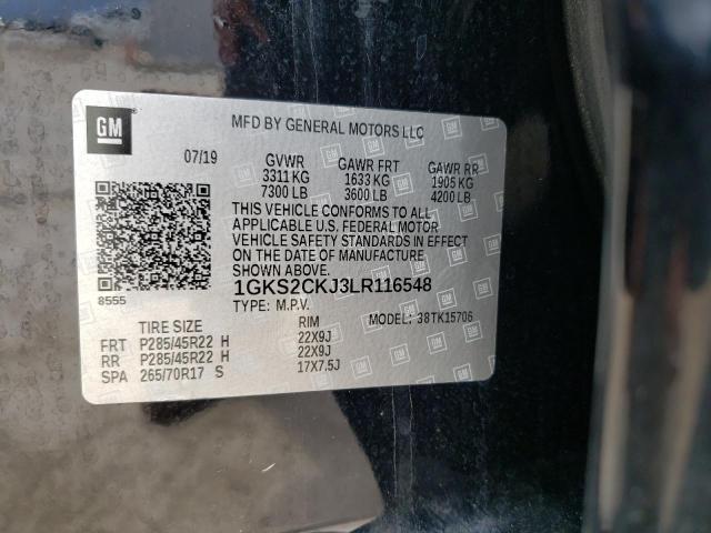 1GKS2CKJ3LR116548 GMC YUKON DENALI