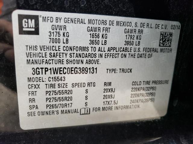 3GTP1WEC0EG389131 GMC Sierra C1500 Denali