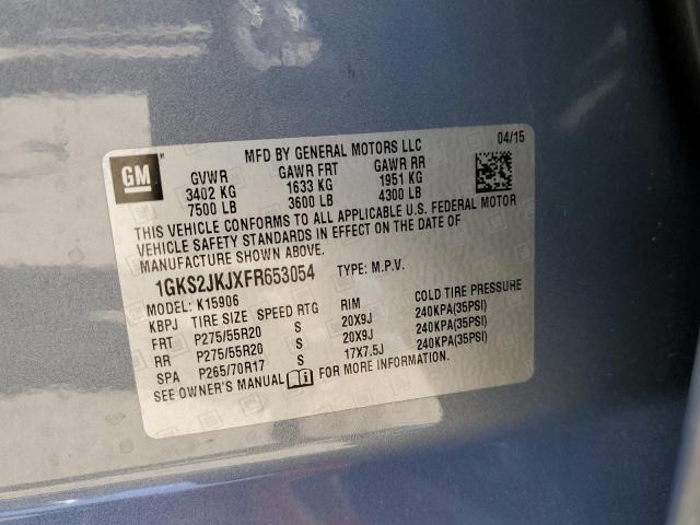 1GKS2JKJXFR653054 GMC YUKON XL DENALI