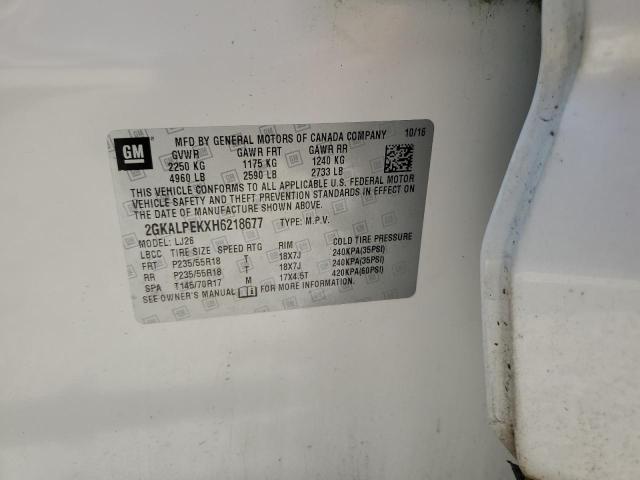 2GKALPEKXH6218677 GMC Terrain Slt