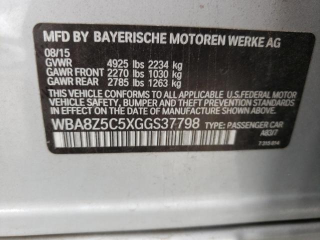 WBA8Z5C5XGGS37798 BMW 328 Xigt Sulev