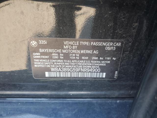WBA3B9G59FNR94900 BMW 335 XI