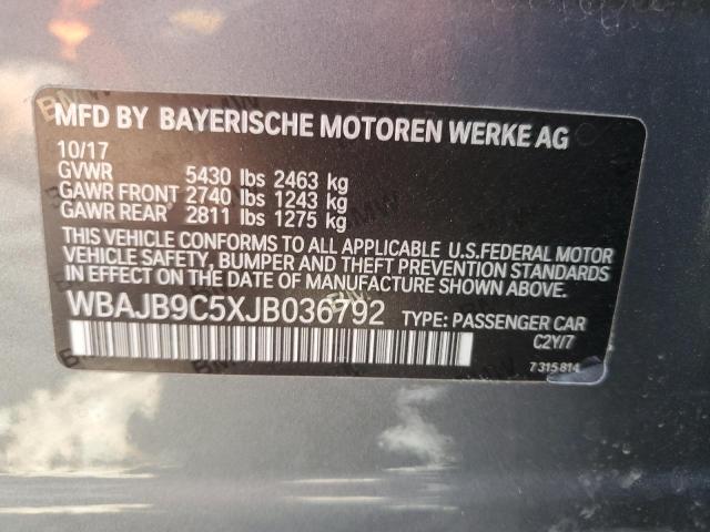 WBAJB9C5XJB036792 BMW M550xi