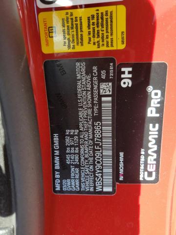 WBS4Y9C09LFJ78865 BMW M4