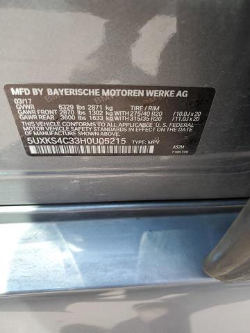 5UXKS4C33H0U05215 BMW X5 Xdrive35d